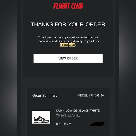 Nike Panda Dunk Low White and Black 4Y/6W - Picture 7 of 7